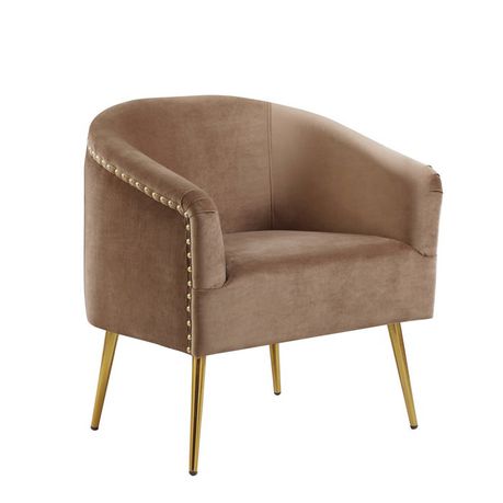 Amanda-Armed Contour Upholstered Barrel Chair - Quality, Style, and Functionality for Your Home - Just Home Furniture™
