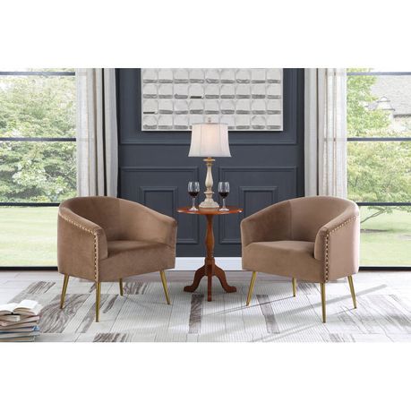 Amanda-Armed Contour Upholstered Barrel Chair - Quality, Style, and Functionality for Your Home - Just Home Furniture™
