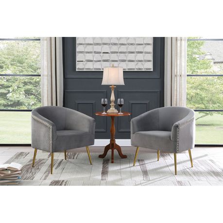 Amanda-Armed Contour Upholstered Barrel Chair - Quality, Style, and Functionality for Your Home - Just Home Furniture™