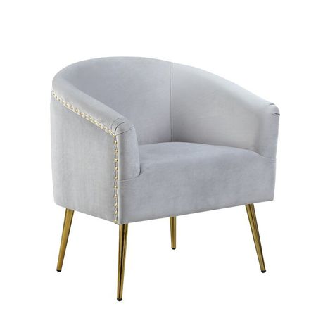 Amanda-Armed Contour Upholstered Barrel Chair - Quality, Style, and Functionality for Your Home - Just Home Furniture™