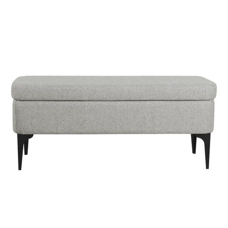Ameelya Upholstered Flip Top Bench in Light Grey Beige - Quality, Style, and Functionality for Your Home - Just Home Furniture™