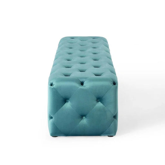 Amour 72" Tufted Button Entryway Performance Velvet Bench - Quality, Style, and Functionality for Your Home - Just Home Furniture™