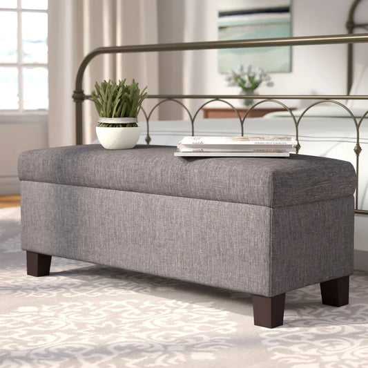 Anaias Upholstered Flip Top Storage Bench