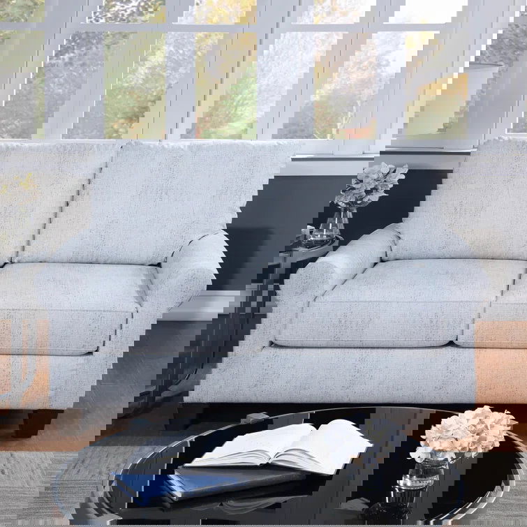Anduin 60" Roll Arm Love Seat with Reversible Cushions - Quality, Style, and Functionality for Your Home - Just Home Furniture™