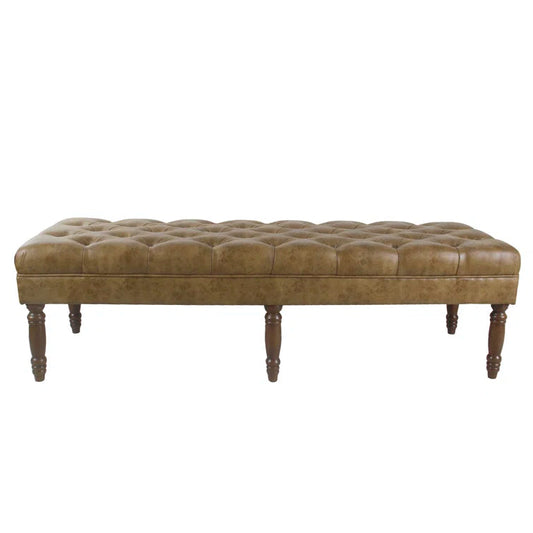 Auston Faux Leather Upholstered Bench - Quality, Style, and Functionality for Your Home - Just Home Furniture™