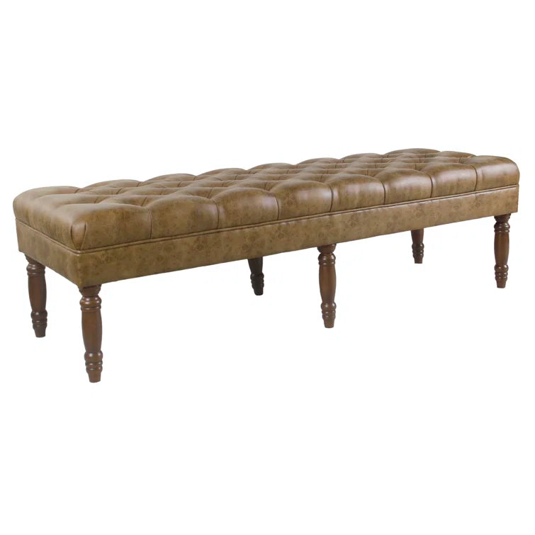 Auston Faux Leather Upholstered Bench - Quality, Style, and Functionality for Your Home - Just Home Furniture™