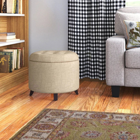 Avers Upholstered Storage Ottoman - Quality, Style, and Functionality for Your Home - Just Home Furniture™