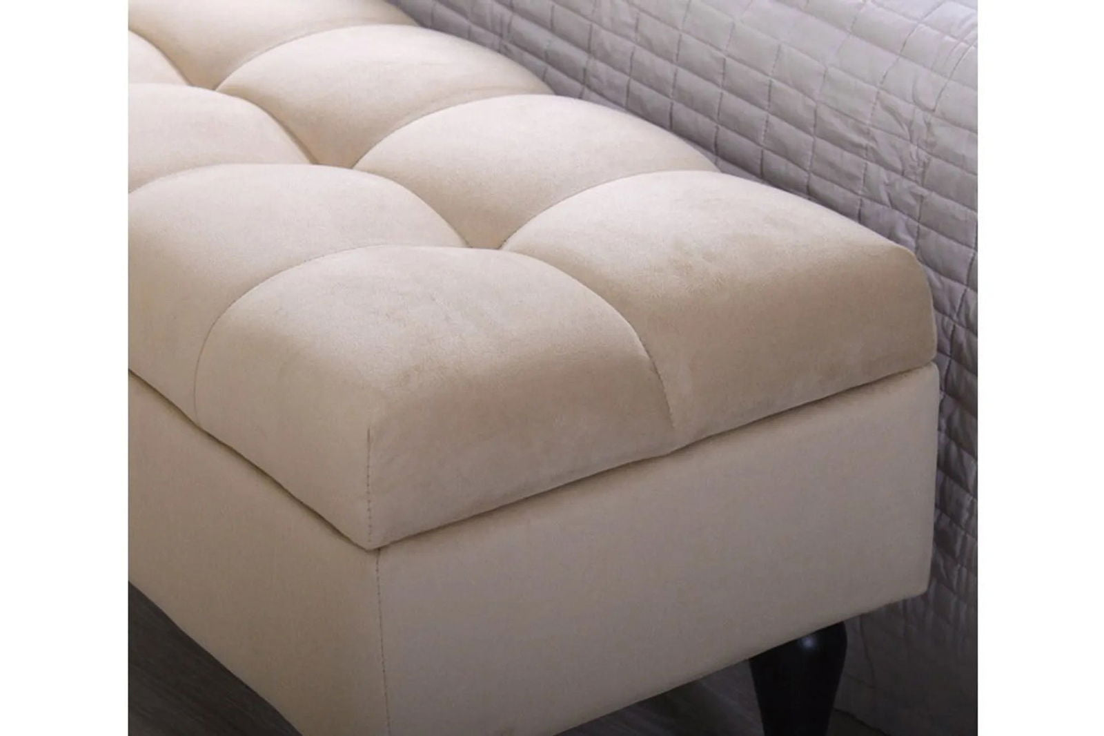 Balloon Storage Puff - Cream - Quality, Style, and Functionality for Your Home - Just Home Furniture™