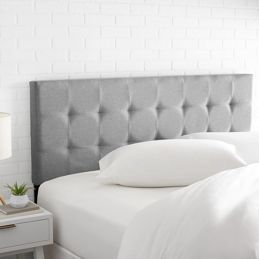 Basics Faux Linen Upholstered Tufted Headboard - Quality, Style, and Functionality for Your Home - Just Home Furniture™