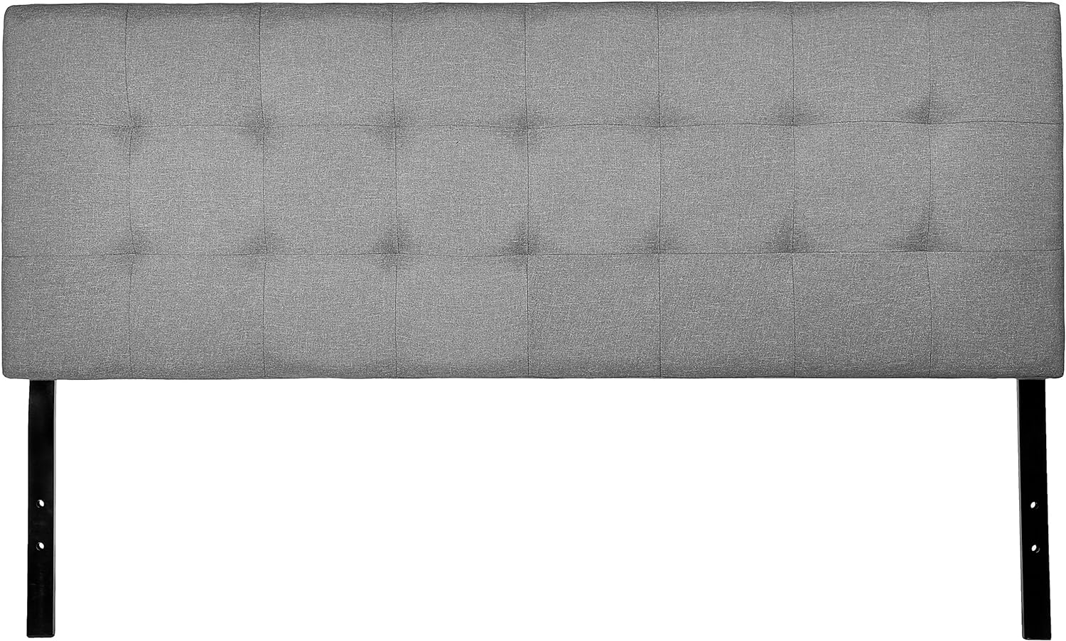 Basics Faux Linen Upholstered Tufted Headboard - Quality, Style, and Functionality for Your Home - Just Home Furniture™