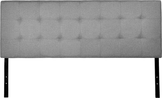 Basics Faux Linen Upholstered Tufted Headboard - Quality, Style, and Functionality for Your Home - Just Home Furniture™