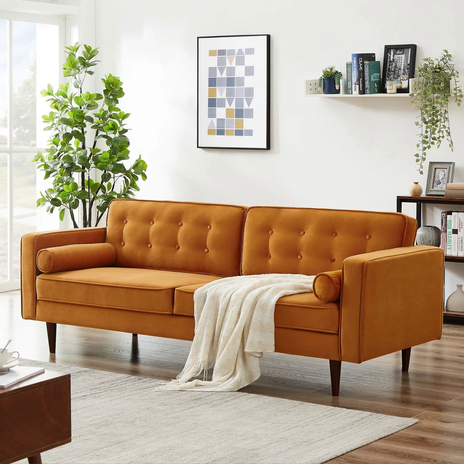 Bouie 84.5'' Upholstered Sofa - Quality, Style, and Functionality for Your Home - Just Home Furniture™