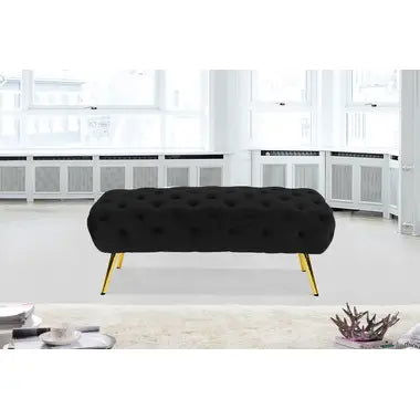 Bowdoin Velvet Upholstered Bench - Quality, Style, and Functionality for Your Home - Just Home Furniture™
