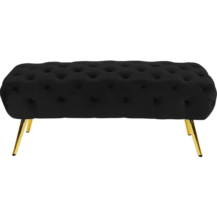 Bowdoin Velvet Upholstered Bench - Quality, Style, and Functionality for Your Home - Just Home Furniture™