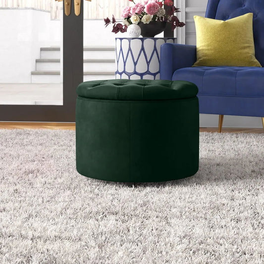 Briana Upholstered Storage Ottoman - Quality, Style, and Functionality for Your Home - Just Home Furniture™