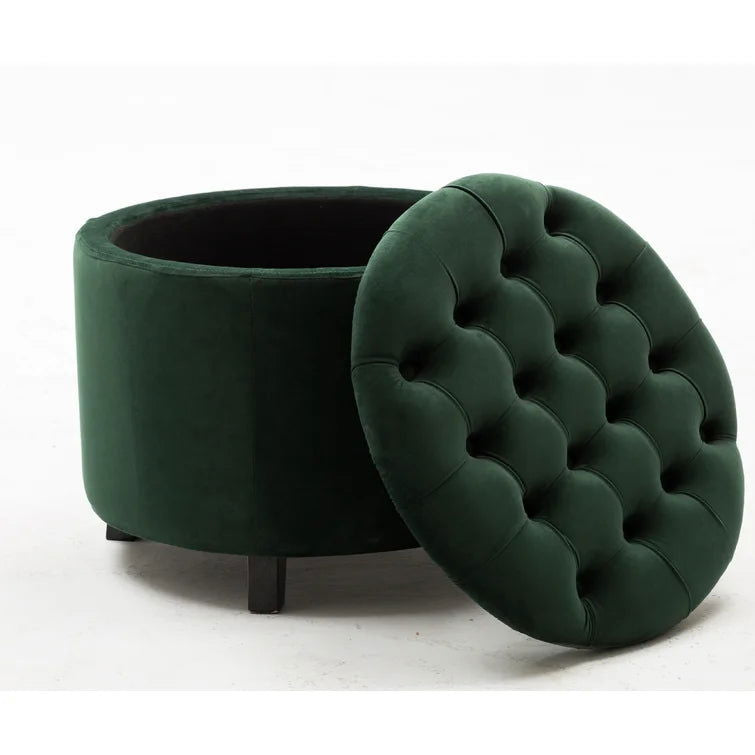 Briana Upholstered Storage Ottoman - Quality, Style, and Functionality for Your Home - Just Home Furniture™