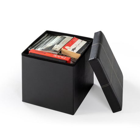 Brilon Vegan Leather Ottoman - Quality, Style, and Functionality for Your Home - Just Home Furniture™