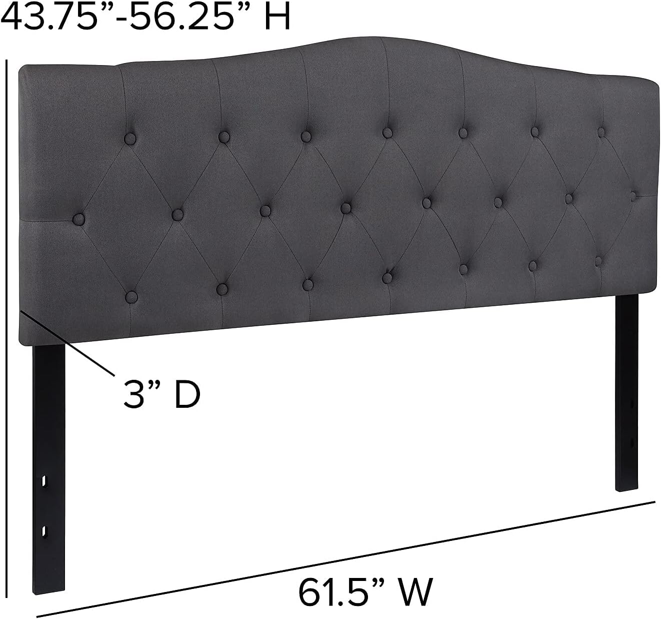 Cambridge Tufted Upholstered Headboard - Quality, Style, and Functionality for Your Home - Just Home Furniture™