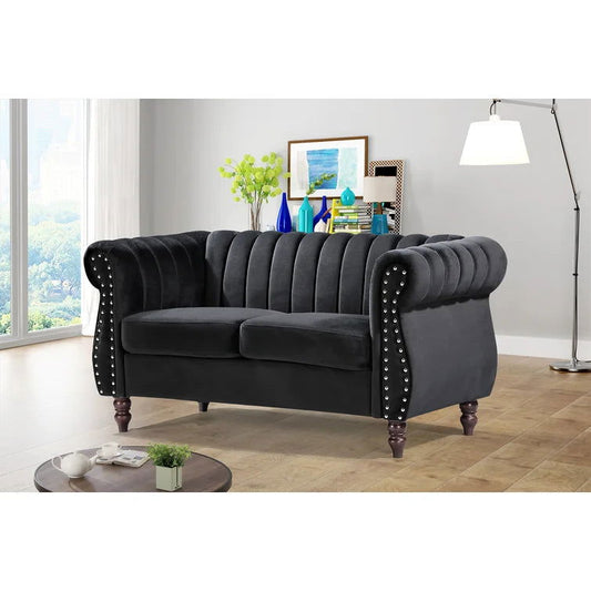 Capri 59.1'' Upholstered Loveseat - Quality, Style, and Functionality for Your Home - Just Home Furniture™
