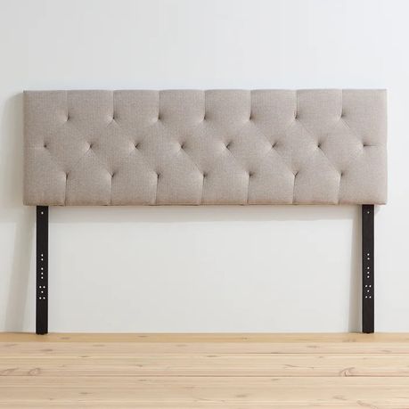 Carlysle Upholstered Headboard in Cream Beige - Quality, Style, and Functionality for Your Home - Just Home Furniture™