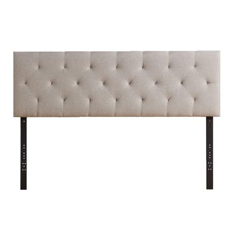 Carlysle Upholstered Headboard in Cream Beige - Quality, Style, and Functionality for Your Home - Just Home Furniture™