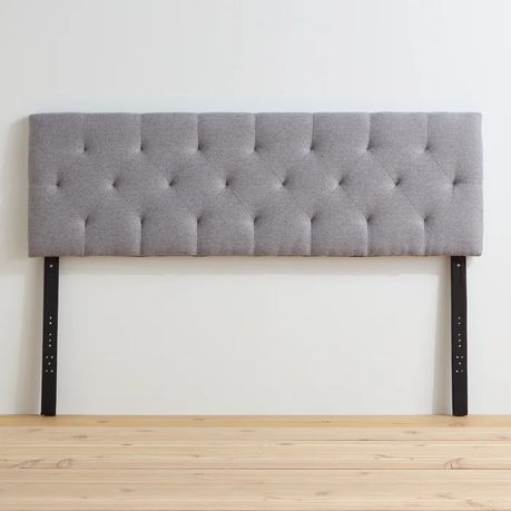 Carlysle Upholstered Headboard in Grey Velvet - Quality, Style, and Functionality for Your Home - Just Home Furniture™