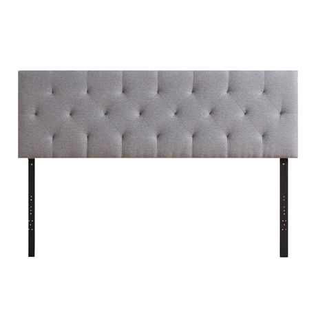 Carlysle Upholstered Headboard in Grey Velvet - Quality, Style, and Functionality for Your Home - Just Home Furniture™