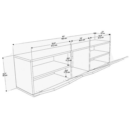 Carson 160 cm Wide TV Stand - Quality, Style, and Functionality for Your Home - Just Home Furniture™