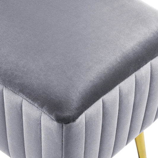 Cayley-Jade Modern Upholstered Bed and Entryway Bench with Padded Velvet Seat - Quality, Style, and Functionality for Your Home - Just Home Furniture™