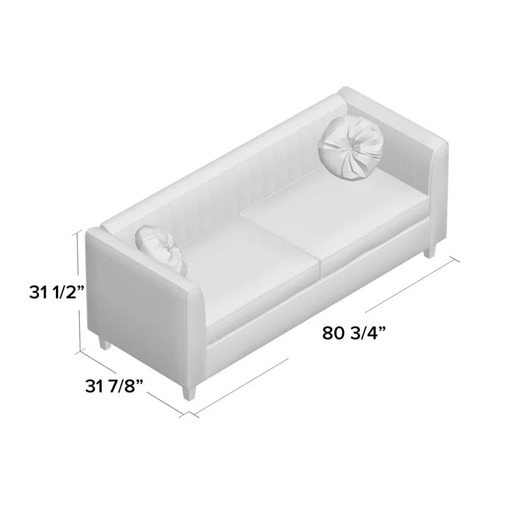 Cely 80.7'' Upholstered Sofa - Quality, Style, and Functionality for Your Home - Just Home Furniture™