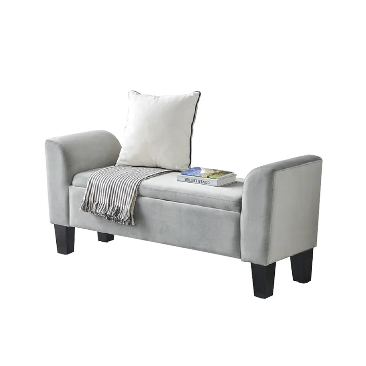 Cendrine Velvet Upholstered Storage Bench - Quality, Style, and Functionality for Your Home - Just Home Furniture™