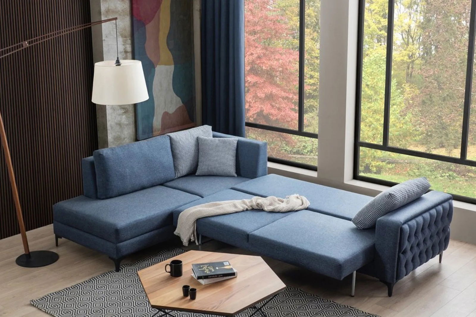 Cinar Corner Sofa - Quality, Style, and Functionality for Your Home - Just Home Furniture™