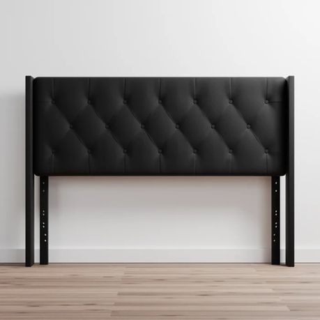 Clairlea Upholstered Headboard in Black Velvet - Quality, Style, and Functionality for Your Home - Just Home Furniture™