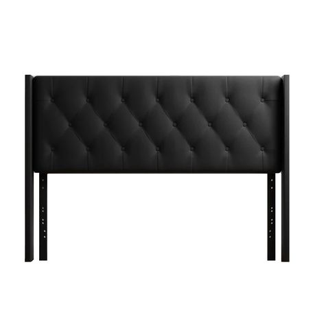 Clairlea Upholstered Headboard in Black Velvet - Quality, Style, and Functionality for Your Home - Just Home Furniture™