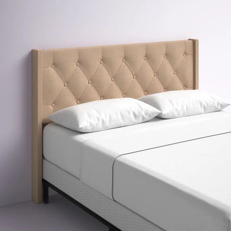 Clairlea Upholstered Headboard in Cream Beige - Quality, Style, and Functionality for Your Home - Just Home Furniture™