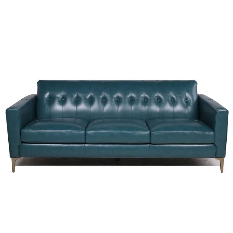 Cornwall 86'' Leather Sofa - Quality, Style, and Functionality for Your Home - Just Home Furniture™