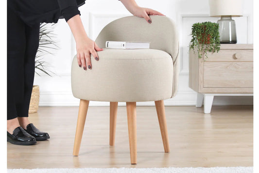 Corvile Ottoman - Cream - Quality, Style, and Functionality for Your Home - Just Home Furniture™