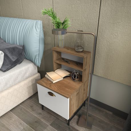 Cressi Partical Board Nightstand - Quality, Style, and Functionality for Your Home - Just Home Furniture™