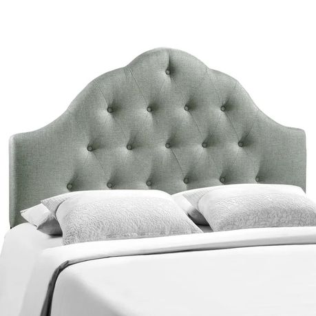 Danterrius Upholstered Headboard in Grey Beige - Quality, Style, and Functionality for Your Home - Just Home Furniture™