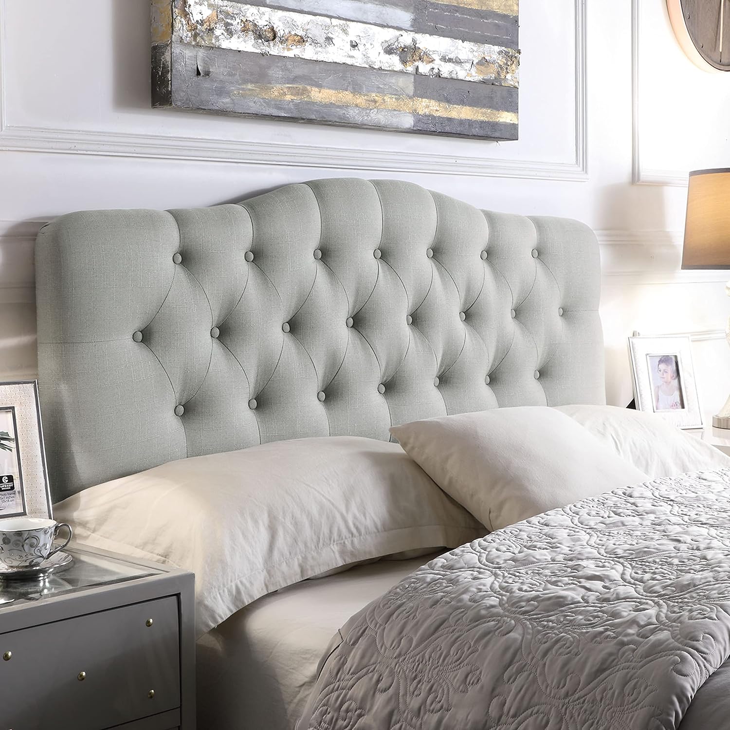 Darax Linen Upholstered Headboard - Quality, Style, and Functionality for Your Home - Just Home Furniture™