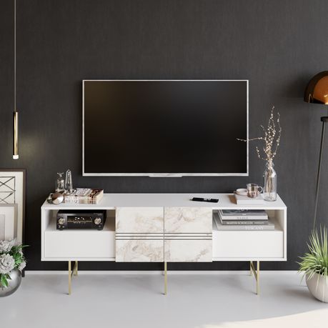 Derin Media Console - Quality, Style, and Functionality for Your Home - Just Home Furniture™