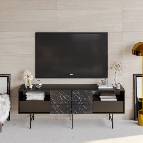 Derin Media Console - Quality, Style, and Functionality for Your Home - Just Home Furniture™