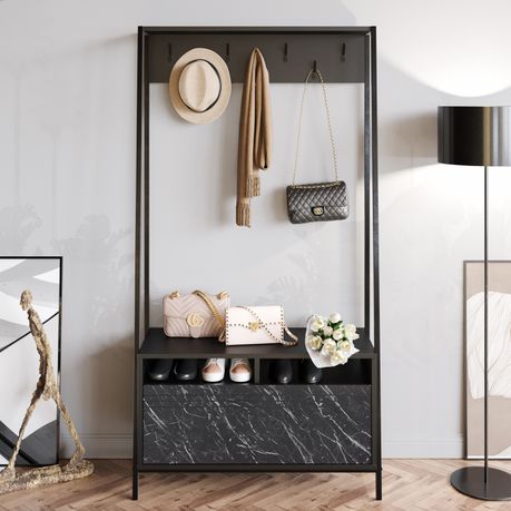 Devin 180cm Hall Tree - Quality, Style, and Functionality for Your Home - Just Home Furniture™