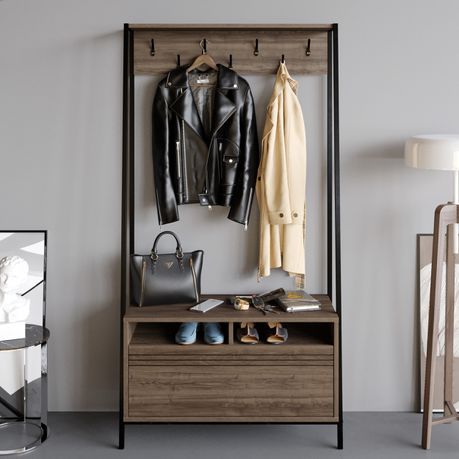Devin 180cm Hall Tree - Quality, Style, and Functionality for Your Home - Just Home Furniture™