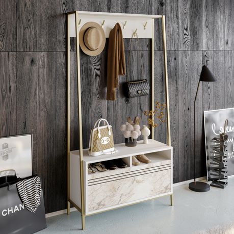 Devin 180cm Hall Tree - Quality, Style, and Functionality for Your Home - Just Home Furniture™