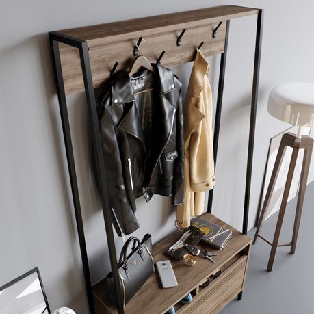 Devin 180cm Hall Tree - Quality, Style, and Functionality for Your Home - Just Home Furniture™