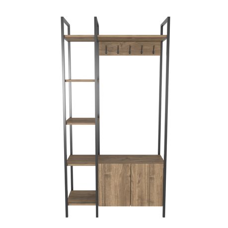 Doga 69” Tall Hall Tree - Quality, Style, and Functionality for Your Home - Just Home Furniture™