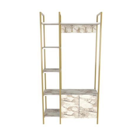Doga 69” Tall Hall Tree - Quality, Style, and Functionality for Your Home - Just Home Furniture™