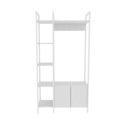 Doga 69” Tall Hall Tree - Quality, Style, and Functionality for Your Home - Just Home Furniture™
