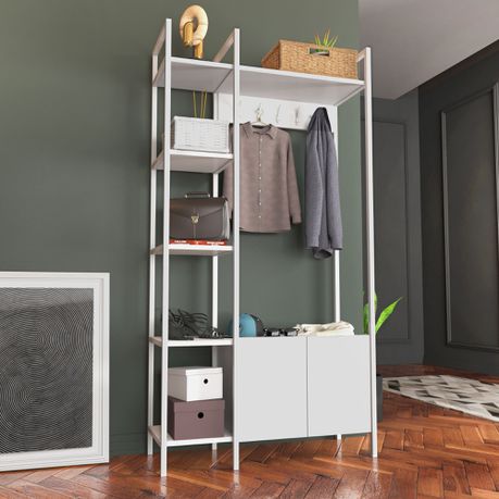 Doga 69” Tall Hall Tree - Quality, Style, and Functionality for Your Home - Just Home Furniture™